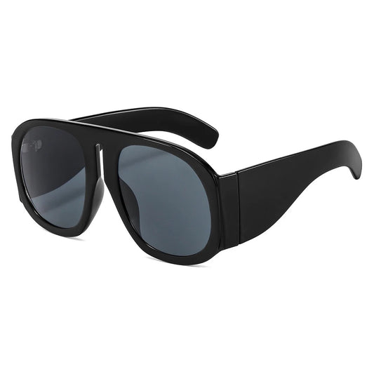 Black sunglasses with dark lenses