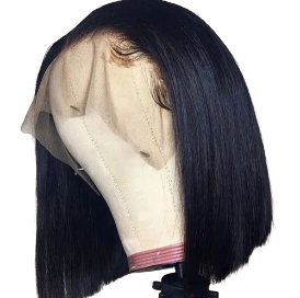 Straight Bob Wig (Human Hair) + FREE Wig Installation Worth R300